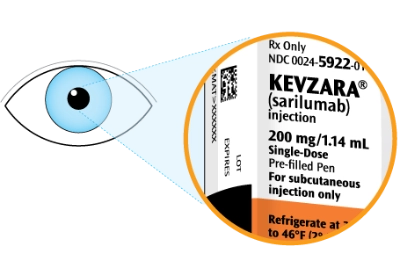 eye looking at packaging